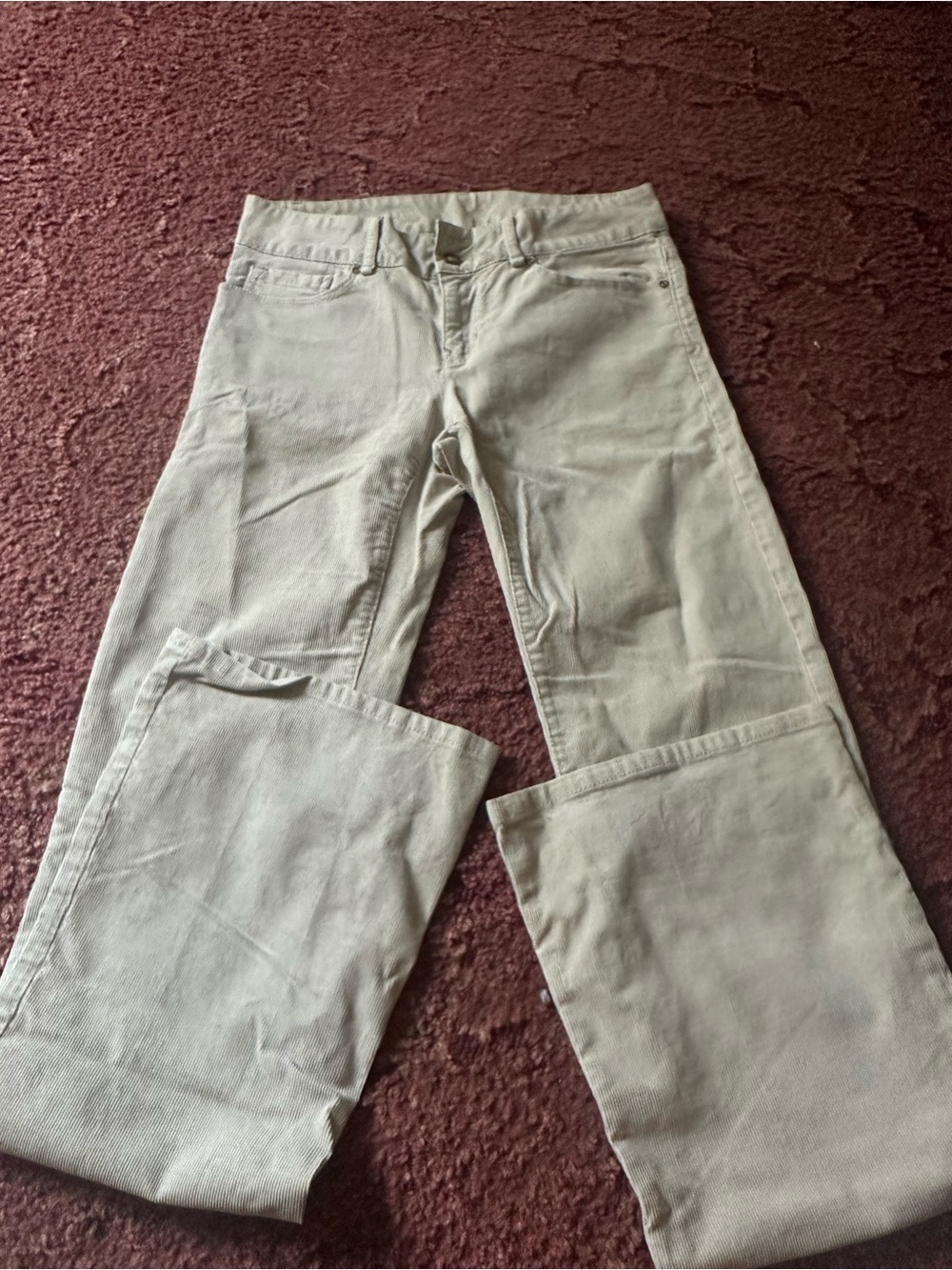 GAP Light Beige Women's Straight-Leg Chinos